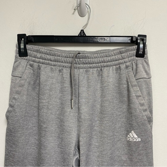 Adidas Sweatp Men’s Size Medium gray Fleece Drawstring - Picture 2 of 6